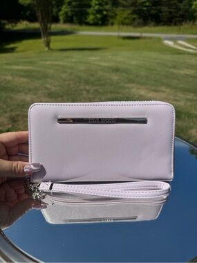 Steve Madden Pale purple Zip-Around Wristlet Wallet